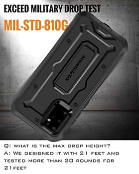 Galaxy S20 Plus Military Grade Full Body Kickstand Case