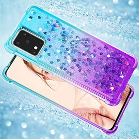 Galaxy S20 Ultra Case for Girls and Women Bling Sparkle Pink and Purple - Redpepper Cases
