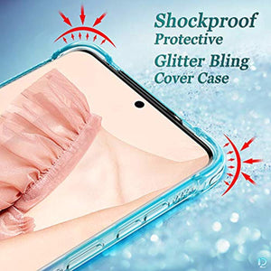 Galaxy S20 Ultra Case for Girls and Women Bling Sparkle Pink and Purple - Redpepper Cases