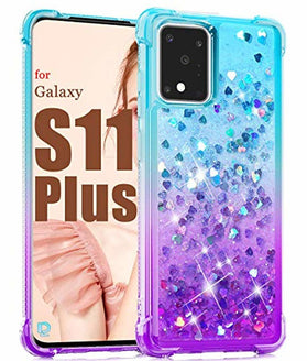Galaxy S20 Ultra Case for Girls and Women Bling Sparkle Pink and Purple - Redpepper Cases