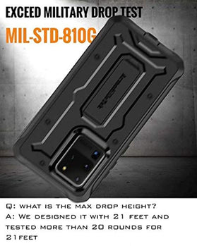 Galaxy S20 Ultra Military Grade Full Body Kickstand Case