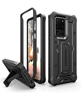 Galaxy S20 Ultra Military Grade Full Body Kickstand Case