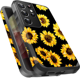 Galaxy S21 Plus Floral Slim Flower Design Dual Layer Case - Redpepper Cases