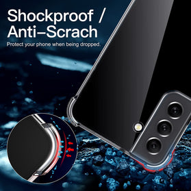 Galaxy S22 Clear Shockproof Case - Redpepper Cases