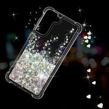 Load image into Gallery viewer, Galaxy S22 Glitter Clear Moving Shiny Quicksand Case - Redpepper Cases