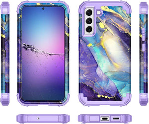 Galaxy S22 Plus 5G Three Layer Heavy Duty Shockproof Protective Case - Redpepper Cases