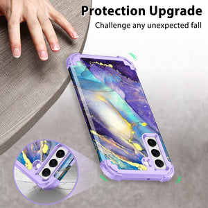 Galaxy S22 Plus 5G Three Layer Heavy Duty Shockproof Protective Case - Redpepper Cases
