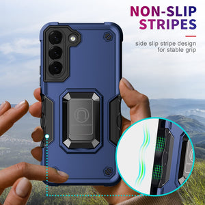 Galaxy S22 Plus Military Grade Drop Ring Kickstand Case - Redpepper Cases