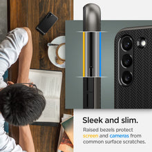 Load image into Gallery viewer, Galaxy S22 Spigen Neo Hybrid Designed Gunmetal Case - Redpepper Cases