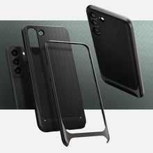 Load image into Gallery viewer, Galaxy S22 Spigen Neo Hybrid Designed Gunmetal Case - Redpepper Cases