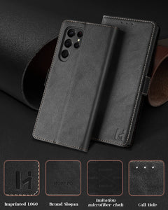 Galaxy S22 Ultra Card holder Wallet flip Case - Redpepper Cases