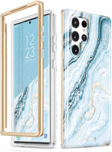 Load image into Gallery viewer, Galaxy S22 Ultra Case Military Grade Shockproof Marble Case - Redpepper Cases