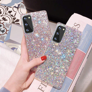 Galaxy S22 Ultra Cute Sparkle Bling Glitter Case - Redpepper Cases