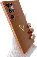 Load image into Gallery viewer, Galaxy S22 Ultra Heart Pattern Soft Liquid Silicone Case - Redpepper Cases