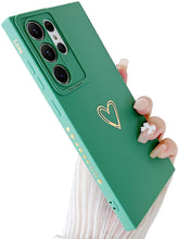 Load image into Gallery viewer, Galaxy S22 Ultra Heart Pattern Soft Liquid Silicone Case - Redpepper Cases