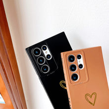Load image into Gallery viewer, Galaxy S22 Ultra Heart Pattern Soft Liquid Silicone Case - Redpepper Cases