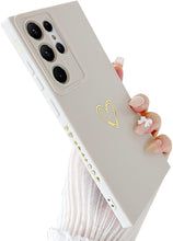 Load image into Gallery viewer, Galaxy S22 Ultra Heart Pattern Soft Liquid Silicone Case - Redpepper Cases