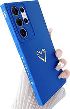 Load image into Gallery viewer, Galaxy S22 Ultra Heart Pattern Soft Liquid Silicone Case - Redpepper Cases