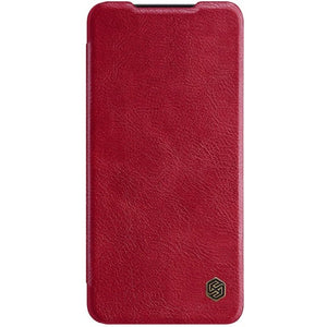 Galaxy S22 Ultra Leather Flip Cover Slide Camera Lens Protection Case