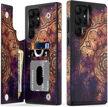 Load image into Gallery viewer, Galaxy S22 Ultra Leather Wallet Case - Redpepper Cases