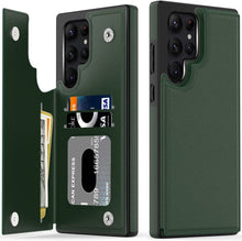 Load image into Gallery viewer, Galaxy S22 Ultra Leather Wallet Case - Redpepper Cases