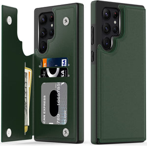 Galaxy S22 Ultra Leather Wallet Case - Redpepper Cases