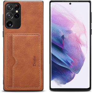 Galaxy S22 Ultra Leather Wallet Case - Redpepper Cases