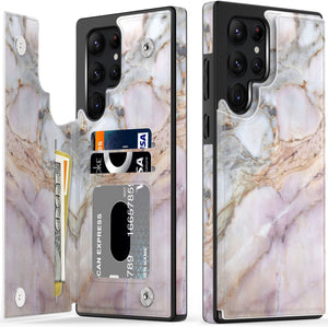 Galaxy S22 Ultra Leather Wallet Case - Redpepper Cases