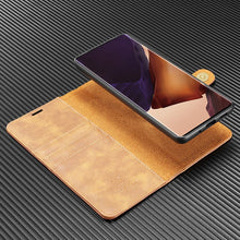 Load image into Gallery viewer, Galaxy S22 Ultra Luxury Leather Magnetic Wallet Phone Case