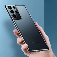 Load image into Gallery viewer, Galaxy S22 Ultra Luxury Transparent Soft Silicone Clear Camera Protection Cover Case - Redpepper Cases
