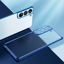 Load image into Gallery viewer, Galaxy S22 Ultra Luxury Transparent Soft Silicone Clear Camera Protection Cover Case - Redpepper Cases