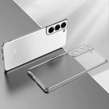 Load image into Gallery viewer, Galaxy S22 Ultra Luxury Transparent Soft Silicone Clear Camera Protection Cover Case - Redpepper Cases