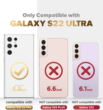 Load image into Gallery viewer, Galaxy S22 Ultra Rotatable with Ring Holder Kickstand Marble Case - Redpepper Cases