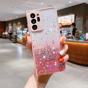 Galaxy S22 Ultra Sparkle Glitter Clear Phone Case - Redpepper Cases
