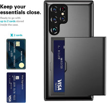 Load image into Gallery viewer, Galaxy S22 Ultra Wallet Credit Card Case - Redpepper Cases