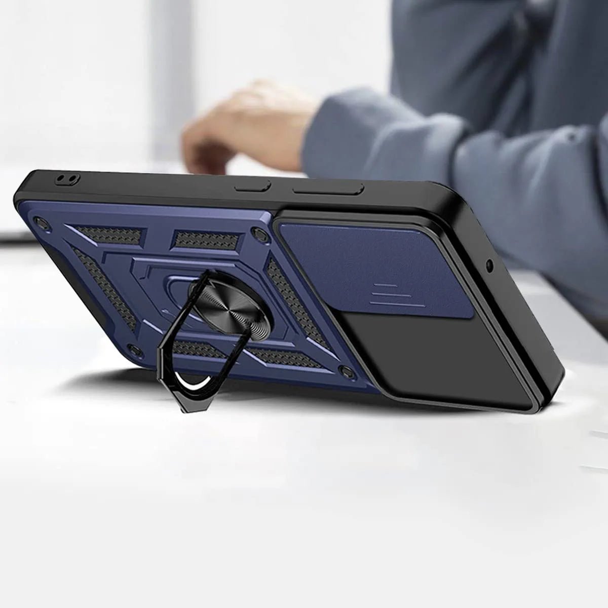 Galaxy S23 Case Kickstand Military Grade Ring Case - Redpepper Cases