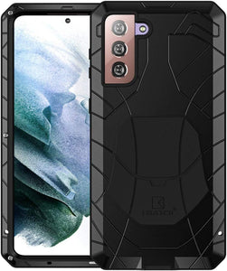 Galaxy S23 Plus Armor Aluminum Metal Shockproof Silicone Hard Case - Redpepper Cases