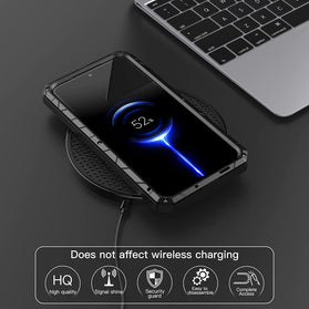 Galaxy S23 Plus Armor Aluminum Metal Shockproof Silicone Hard Case - Redpepper Cases