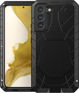 Galaxy S23 Plus Armor Aluminum Metal Shockproof Silicone Hard Case - Redpepper Cases