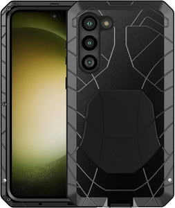 Galaxy S23 Plus Armor Aluminum Metal Shockproof Silicone Hard Case - Redpepper Cases