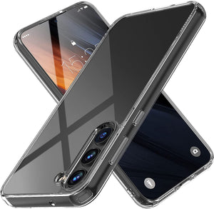 Galaxy S23 Plus Clear Thin Slim Crystal Transparent Shockproof Bumper Case - Redpepper Cases