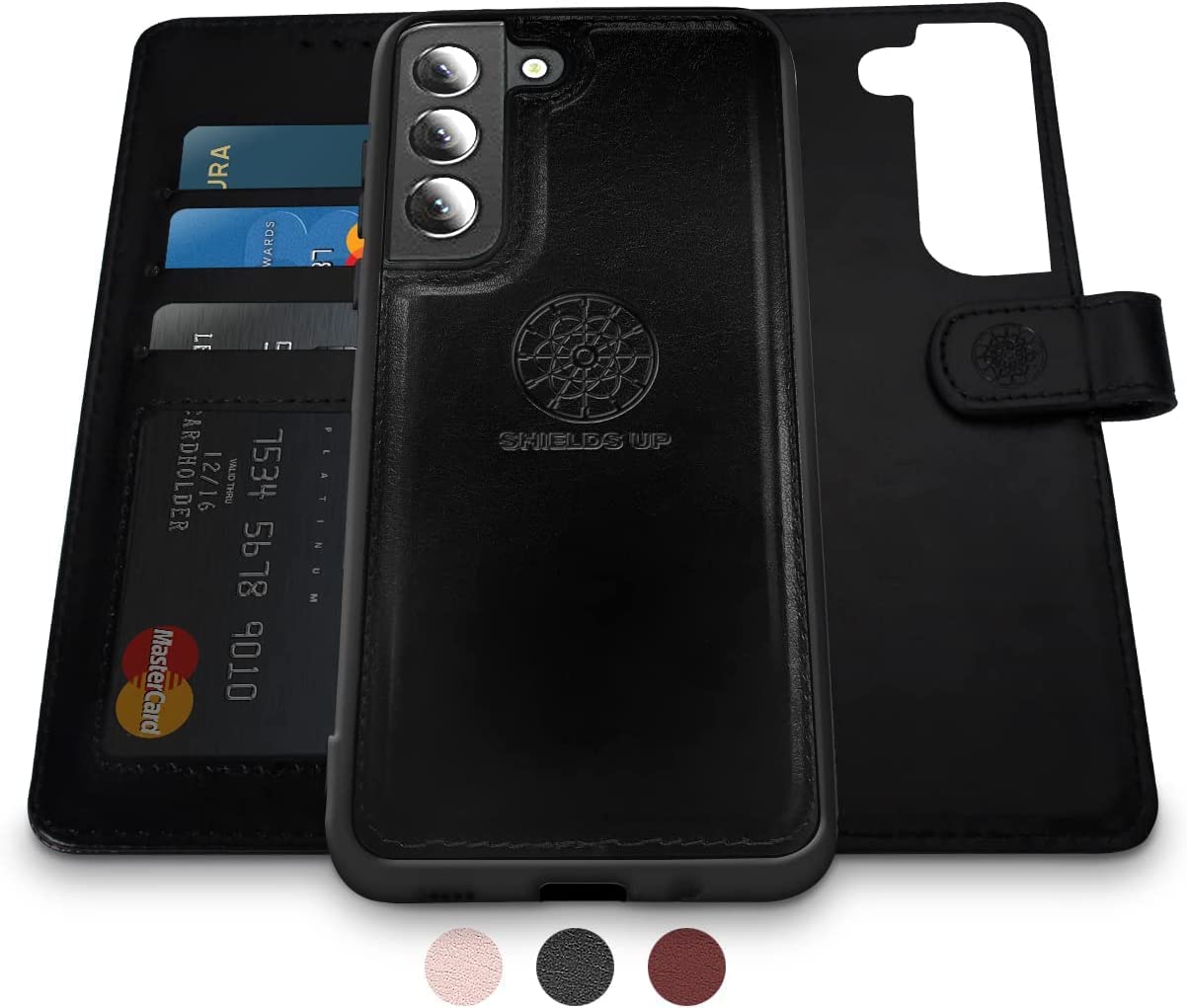 Galaxy S23 Plus Detachable Magnetic Wallet Card Holder Case - Redpepper Cases