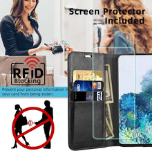 Load image into Gallery viewer, Galaxy S23 Plus Flip Folio Leather Credit Card Holder Case - Redpepper Cases