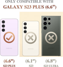 Load image into Gallery viewer, Galaxy S23 Plus Slide Camera Cover Marble Slim Protective Case - Redpepper Cases