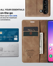 Load image into Gallery viewer, Galaxy S23 Plus Wallet Leather Flip Folio Magnetic Closure Kickstand Case - Redpepper Cases