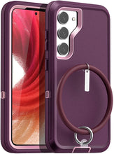 Load image into Gallery viewer, Galaxy S23 Plus Wallet Leather Flip Folio Magnetic Closure Kickstand Case - Redpepper Cases