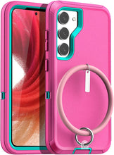 Load image into Gallery viewer, Galaxy S23 Plus Wallet Leather Flip Folio Magnetic Closure Kickstand Case - Redpepper Cases