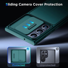 Load image into Gallery viewer, Galaxy S23 Ultra Camera Cover Hard Back and Soft Edge Case - Redpepper Cases