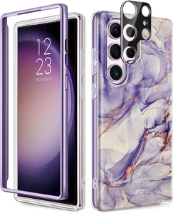 Galaxy S23 Ultra Marble Hard Durable Case - Redpepper Cases