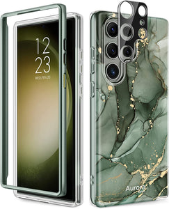 Galaxy S23 Ultra Marble Hard Durable Case - Redpepper Cases